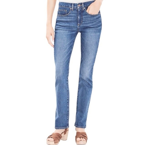LOFT Outlet 6 Bootcut Mid Rise Women’s Jeans Stretch - Picture 1 of 12